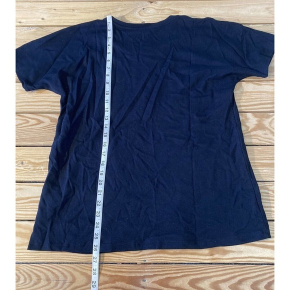 NEW Isaac Mizrahi Live Essentials Scoop Neck Tunic Size Medium Women’s Black - Picture 5 of 7